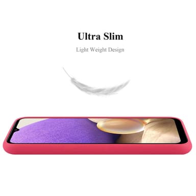 Deksel Samsung Galaxy A32 5G Silikon cover (rød)