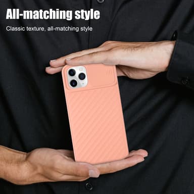 iPhone 11 PRO MAX silikondeksel case (rosa)