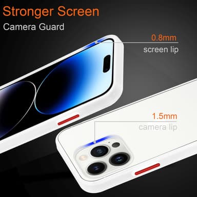 iPhone 14 PRO Deksel Case Cover (gjennomsiktig)
