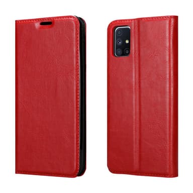 Samsung Galaxy M51 lommebokdeksel case (rød)