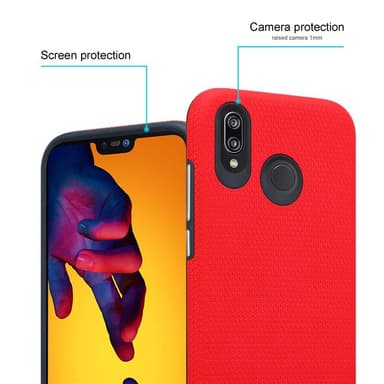 Huawei P20 LITE 2018 / NOVA 3E Deksel Case Cover (rød)