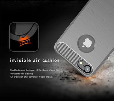 Deksel iPhone 7 / 7S / 8 ultra slim (grå)