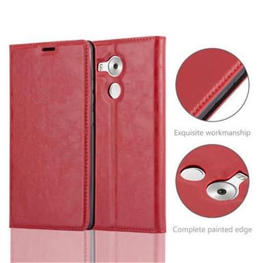 Huawei MATE 8 lommebokdeksel case (rød)