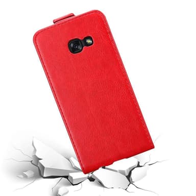 Samsung Galaxy A3 2017 deksel flip cover (rød)
