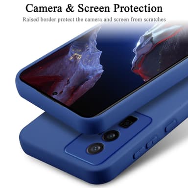 Xiaomi Poco F5 Pro silikondeksel case (blå)