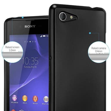 Deksel Sony Xperia E3 Case Cover (svart)