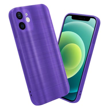 iPhone 12 MINI Silikondeksel Beskyttelse (lilla)