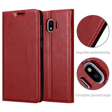 Samsung Galaxy J4 2018 lommebokdeksel case (rød)