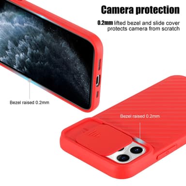 iPhone 11 PRO MAX silikondeksel case (rosa)
