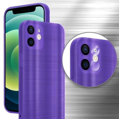 iPhone 12 MINI Silikondeksel Beskyttelse (lilla)