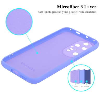 Huawei P50 PRO silikondeksel case (lilla)