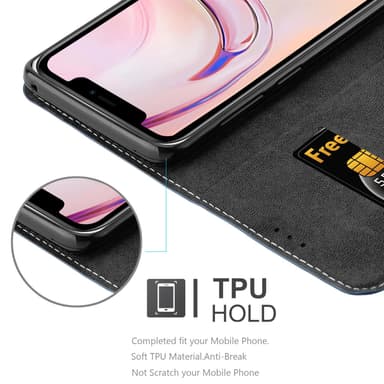 iPhone 13 Deksel Case Cover (blå)