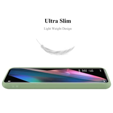 Deksel Oppo FIND X3 PRO Silikon cover (grønn)