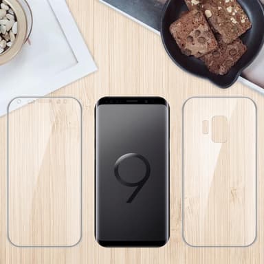 Samsung Galaxy S9 Deksel 360 Case Cover (gjennomsiktig)