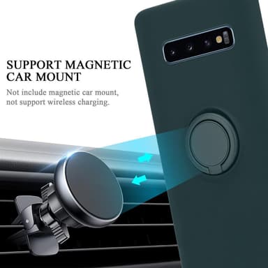 Deksel Samsung Galaxy S10 4G Ring Case (grønn)