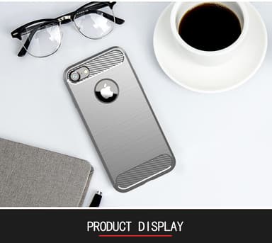 Deksel iPhone 7 / 7S / 8 ultra slim (grå)