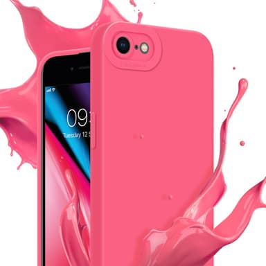 iPhone 7 / 7S / 8 / SE 2020 Deksel case (rød)