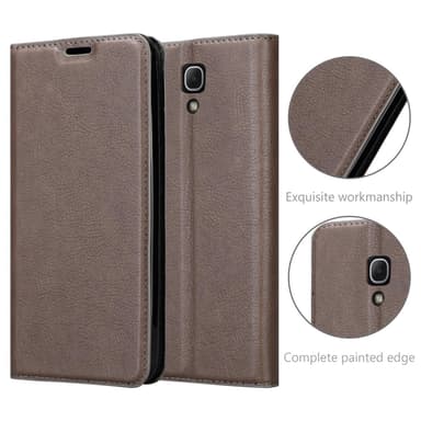 Samsung Galaxy MEGA 6.3 lommebokdeksel case (brun)