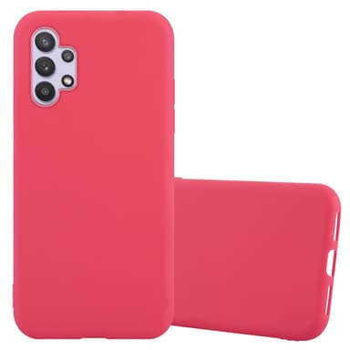 Deksel Samsung Galaxy A32 5G Silikon cover (rød)
