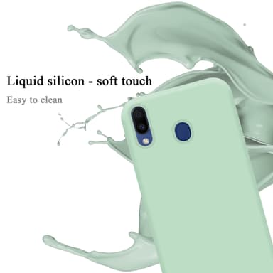 Samsung Galaxy M20 silikondeksel case (grønn)