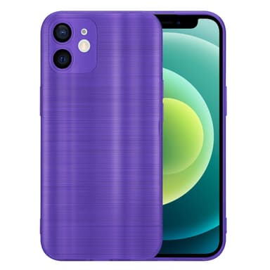 iPhone 12 MINI Silikondeksel Beskyttelse (lilla)