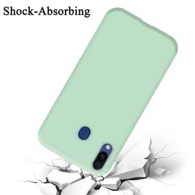 Samsung Galaxy M20 silikondeksel case (grønn)