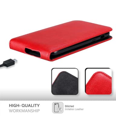 Samsung Galaxy A3 2017 deksel flip cover (rød)