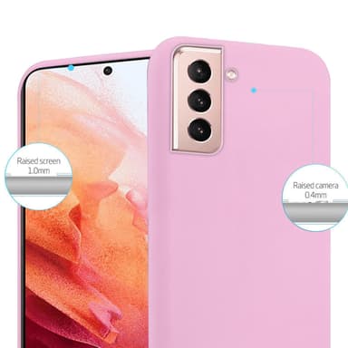 Deksel Samsung Galaxy S21 PLUS Silikon cover (rosa)