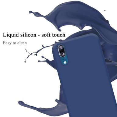 Huawei P20 silikondeksel case (blå)