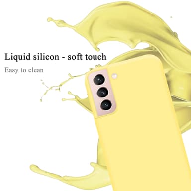 Samsung Galaxy S21 5G silikondeksel case (gul)