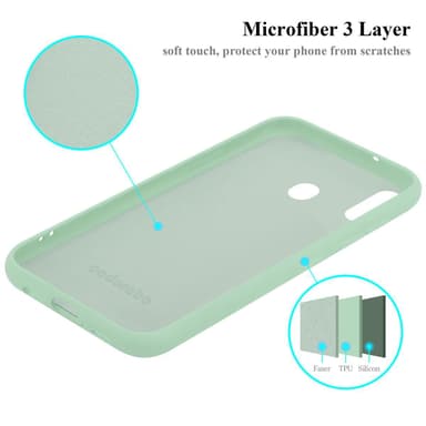 Samsung Galaxy M20 silikondeksel case (grønn)