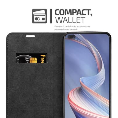 Oppo A92s lommebokdeksel case (brun)