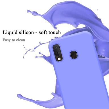 Samsung Galaxy A10e / A20e silikondeksel case (lilla)