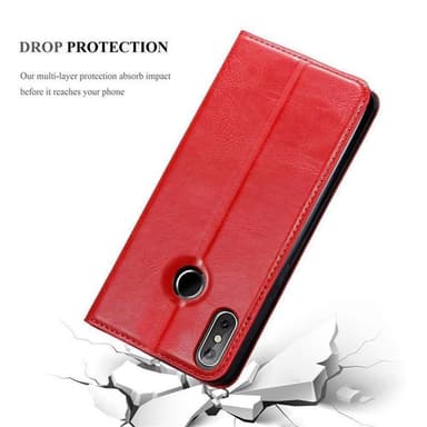 Cubot J3 PRO lommebokdeksel case (rød)