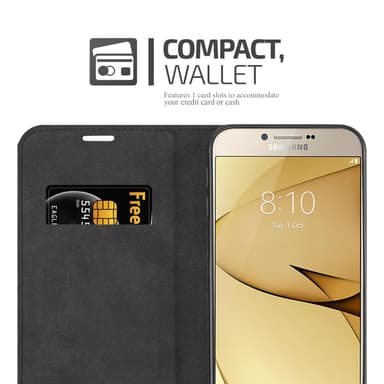 Samsung Galaxy A8 2016 lommebokdeksel case (grå)