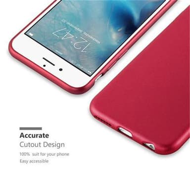 Deksel iPhone 6 / 6S Case Cover (rød)