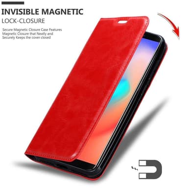 Cubot J3 PRO lommebokdeksel case (rød)