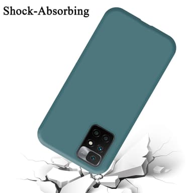 Xiaomi RedMi 10 silikondeksel case (grønn)