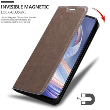 Oppo A92s lommebokdeksel case (brun)