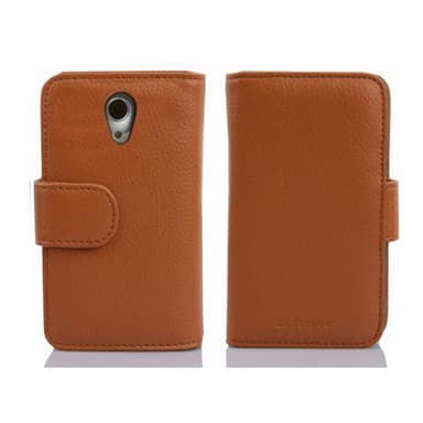 HTC Desire 700 lommebokdeksel etui (brun)