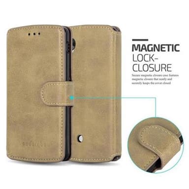 LG Google NEXUS 5 lommebokdeksel etui (brun)