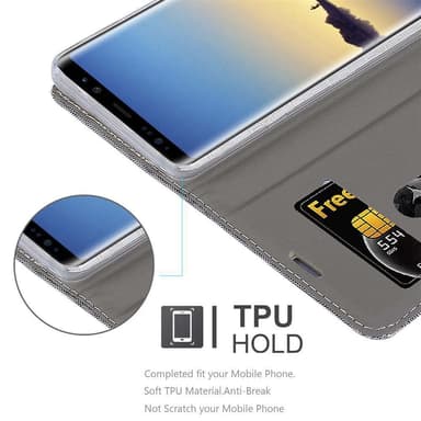 Samsung Galaxy NOTE 9 lommebokdeksel etui (grå)