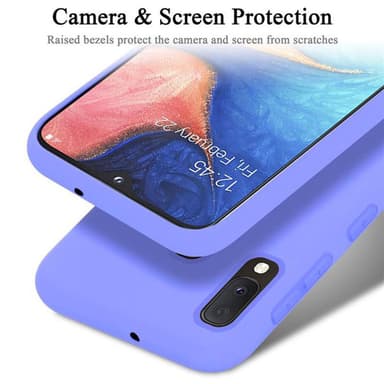 Samsung Galaxy A10e / A20e silikondeksel case (lilla)