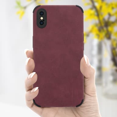 Deksel iPhone X / XS Case Case (lilla)
