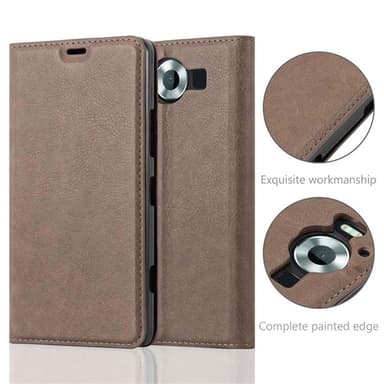 Nokia Lumia 950 lommebokdeksel case (brun)