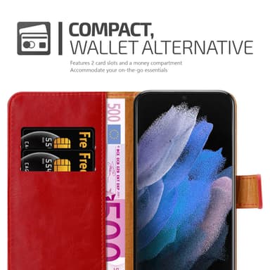 Samsung Galaxy S22 ULTRA lommebokdeksel etui (rød)
