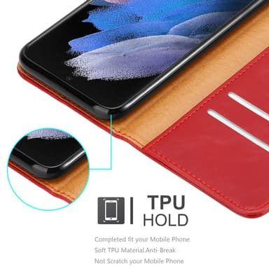 Samsung Galaxy S22 ULTRA lommebokdeksel etui (rød)