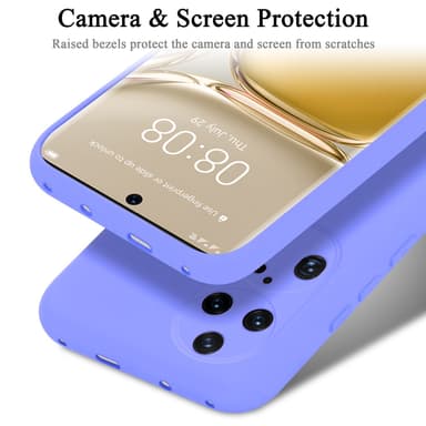 Huawei P50 PRO silikondeksel case (lilla)