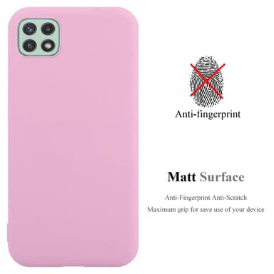 Deksel Samsung Galaxy A22 5G Silikon cover (rosa)