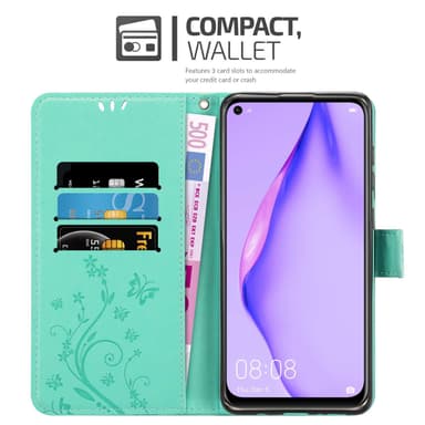 Huawei P40 LITE 5G / NOVA 7 SE lommebokdeksel Blomster